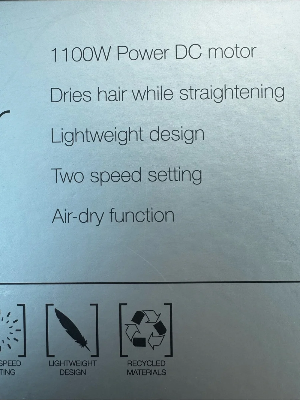 Soleil Purple Heated Straightening Brush — Smooth & Shine Hair Styler NEVER USED